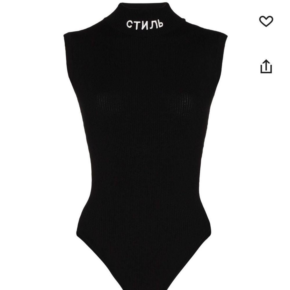 Heron Preston Sleeveless Bodysuit